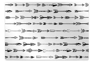 Podkładka pod krzesło Strzały geometryczne 140x100 cm - Podnóżki, podpórki, podkładki - miniaturka - grafika 1