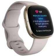 Smartwatch - Fitbit Sense Beżowy - miniaturka - grafika 1