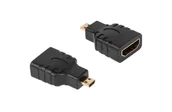 Złącza, przejściówki, adaptery - LP Złącze HDMI gniazdo-wtyk micro HDMI LEC-ZLA0863 - miniaturka - grafika 1