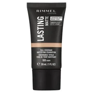 Podkłady do twarzy - Rimmel Podkład Lasting Matte Foundation 100 Ivory - miniaturka - grafika 1
