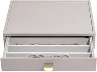 Pudełka i szkatułki - Szkatułka na naszyjniki Stackers classic taupe z szufladą - miniaturka - grafika 1