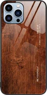 Etui i futerały do telefonów - König Design Etui kompatybilne z Apple iPhone 14 Plastikowe, miękkie etui na telefon komórkowy - Ciemnobrązowe etui na telefon komórkowy - miniaturka - grafika 1
