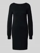 Sukienki - Sukienka z dzianiny o luźnym kroju z dekoltem z łódkę model ‘LEFILE’ - miniaturka - grafika 1