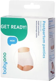 Babyono Wielorazowe Majtki Poporodowe XXL 2 szt. - Bielizna lecznicza - miniaturka - grafika 1
