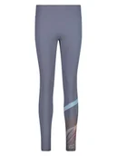 Spodnie sportowe damskie - CMP Legginsy sportowe w kolorze szarym - miniaturka - grafika 1