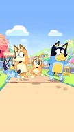 Puzzle - PUZZLE BLUEY BLU PIESEK A3 252 el z Nadrukiem + IMIĘ #27 - miniaturka - grafika 1