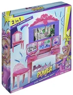 Akcesoria dla lalek - Mattel Barbie - Toaletka księżniczki CDY64 - miniaturka - grafika 1