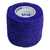 Apteczki i materiały opatrunkowe - Opaska elastyczna samoprzylepna Stokban 5cm x 4,5m kolor granatowy x1 sztuka - miniaturka - grafika 1