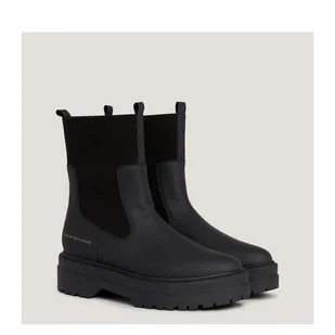 Sztyblety damskie Tommy Hilfiger FW0FW07226-ACI 38 Beżowe (8720644356869). Buty za kostkę damskie - Botki damskie - miniaturka - grafika 1