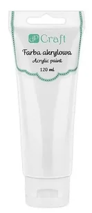 Farba akrylowa titanium white 120ml - Dalprint - Przybory szkolne - miniaturka - grafika 1