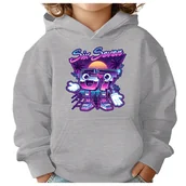 Bluzy dla dziewczynek - BLUZA DZIECIĘCA Z KAPTUREM 67 SIX SEVEN VIRAL 146-152 DLA DZIECKA PREZENT - miniaturka - grafika 1