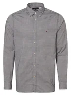 Koszule męskie - Tommy Hilfiger Koszula męska Mężczyźni Slim Fit Bawełna czarny|biały w kratkę, M - miniaturka - grafika 1