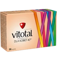 Witaminy i minerały - Vitotal dla kobiet 40+, 30 tabletek - miniaturka - grafika 1