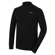 Bluzy sportowe męskie - Golf męski Husky Aron Zip M Rozmiar: XL / Kolor: czarny - miniaturka - grafika 1