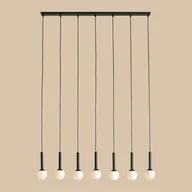 Lampy sufitowe - Riu lampa wisząca 7-punktowa czarna 1121T1 - miniaturka - grafika 1