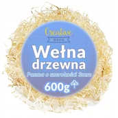 Akcesoria do pakowania - Wełna drzewna 600g wypełniacz do paczek eko - miniaturka - grafika 1