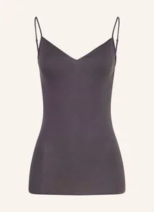 Hanro Top Cotton Seamless schwarz - Koszulki i topy damskie - miniaturka - grafika 1