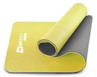 Maty do ćwiczeń - Hop-Sport Mata fitness TPE 0,6cm żółto/szara 51171 - miniaturka - grafika 1
