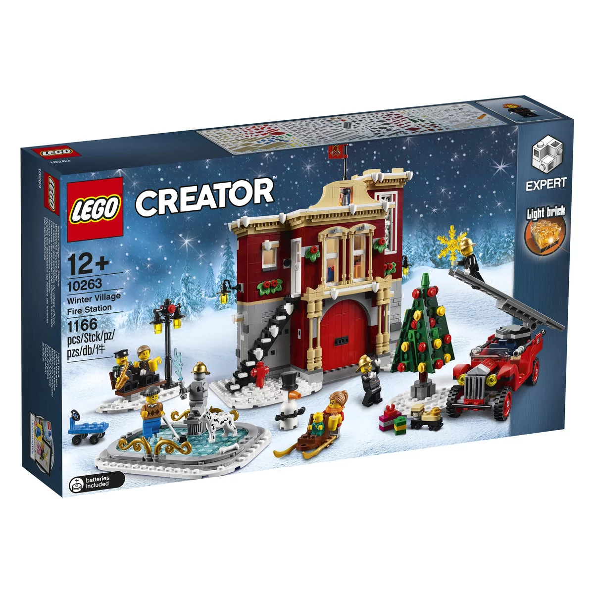 LEGO Creator Expert Remiza Strażacka w zimowej wiosce 10263