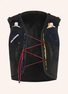 Plecaki - Salomon Kamizelka Do Biegania Adv Skin 12 Race Flag schwarz - miniaturka - grafika 1