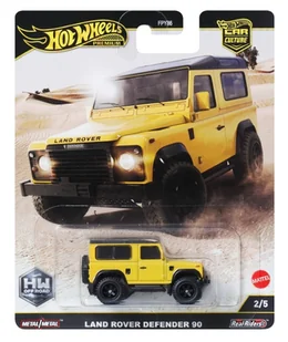 Hot Wheels, Premium, Kultowe auta, Land Rover Defender 90, pojazd, 1:64, JBK74 - Samochody i pojazdy dla dzieci - miniaturka - grafika 1