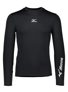 Mizuno Koszulka funkcyjna w kolorze czarnym - Koszulki sportowe damskie - miniaturka - grafika 1