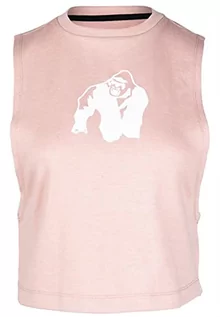 Koszulki sportowe męskie - Gorilla Wear - Addison Drop Armhole Tank Top - szary - Bodybuilding Sport Alcodzienny czas wolny z nadrukiem logo lekki i wygodny dla optymalnego ruchu z poliestru bawełna bez rękawów - grafika 1