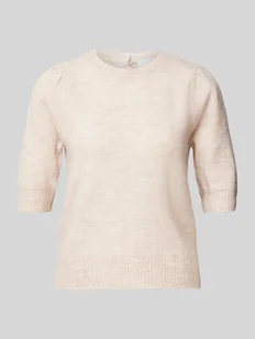 Sweter z dzianiny z rękawem o dł. 1/2 model ‘LULU’ - Swetry damskie - miniaturka - grafika 1