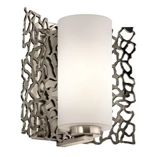 KICHLER Kinkiet nowoczesny 1pł KL/SILCORAL1 SILVER CORAL KICHLER ELSKL/SILCORAL1 - Lampy ścienne - miniaturka - grafika 1