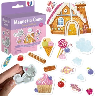 Dodo GRA MAGNETYCZNA"SŁODKI KOTEK" 20 ELEMENTÓW MAGNESÓW UROCZY ZESTAW - Zabawki kreatywne - miniaturka - grafika 1