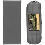 Materace turystyczne - Mata Samopompująca Materac 180 Cm Z Pokrowcem Mata Turystyczna Szara - miniaturka - grafika 1