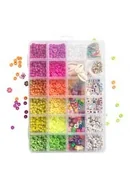 Prace ręczne dla dzieci - Zestaw koralików do wyrobu biżuterii ok.1930szt - miniaturka - grafika 1