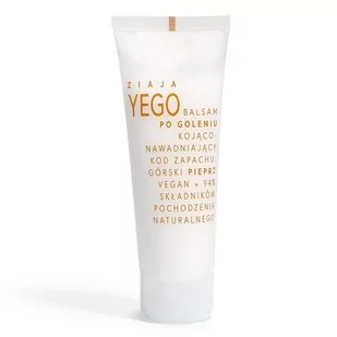 Ziaja Yego Vegan balsam po goleniu kojąco-nawadniający kod zapachu: górski pieprz 80ml - Balsamy po goleniu - miniaturka - grafika 1
