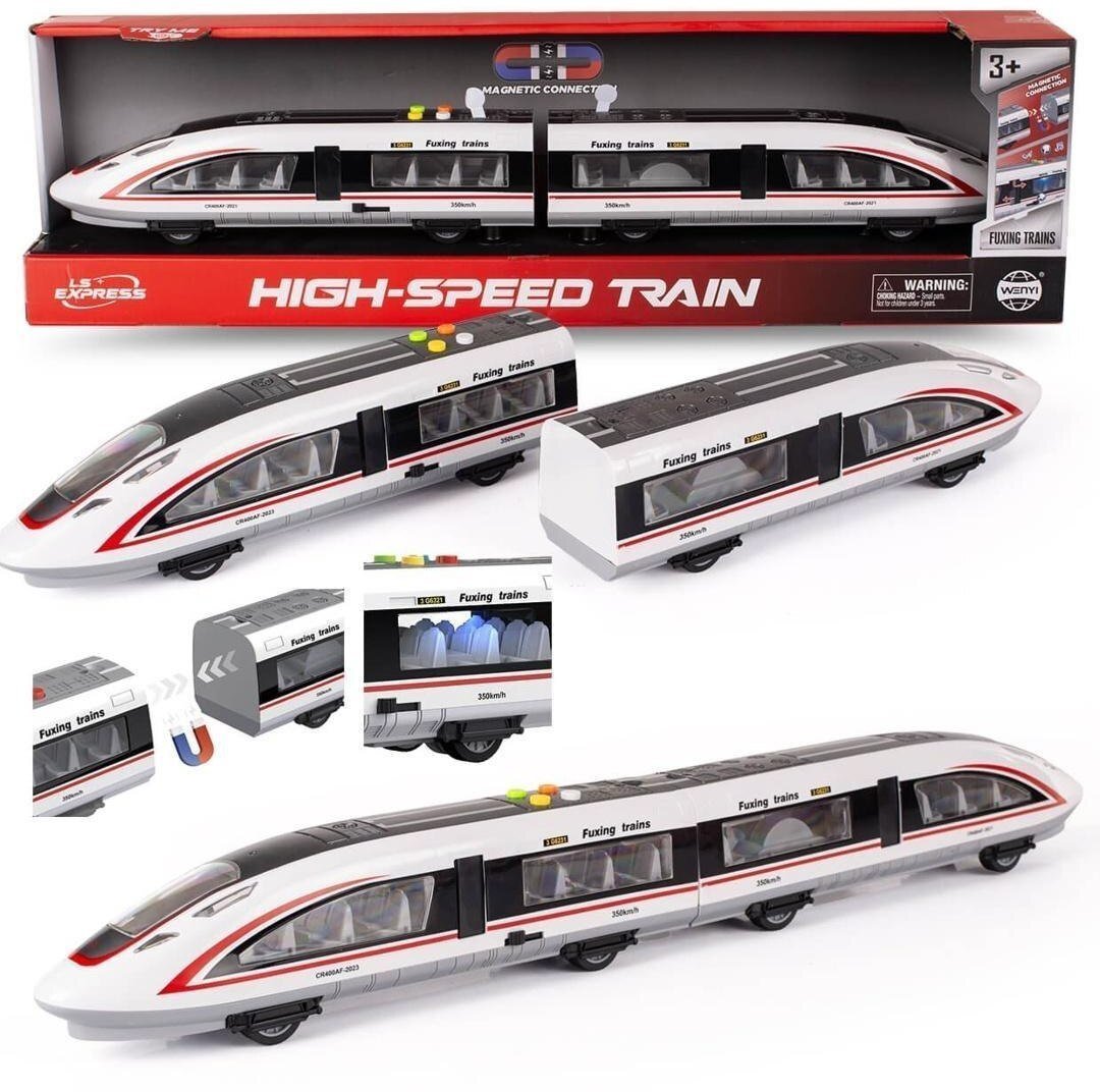 Tramwaj miejski ze światłem i dźwiękiem 57cm