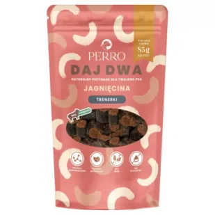 Perro Daj Dwa Jagnięcina Trenerki przysmaki dla psa 85 g - Przysmaki dla psów - miniaturka - grafika 1