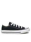 Buty dla dziewczynek - Converse Trampki Chuck Taylor All Star Ox 3J235 Czarny - miniaturka - grafika 1