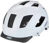 Kaski rowerowe - Abus Hyban 2.0 Kask, polar white M 52-58cm 2020 Kaski miejskie i trekkingowe 86902 - miniaturka - grafika 1