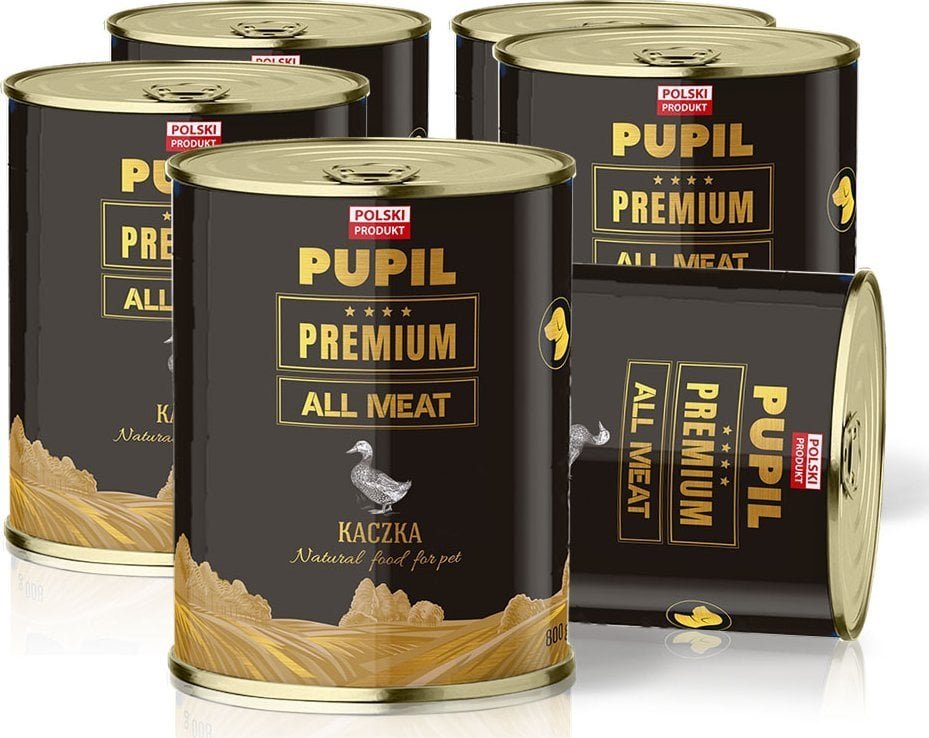 Pupil Premium Karma mokra dla psa PUPIL Premium All Meat GOLD kaczka 6 x 800 g