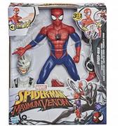 Figurki dla dzieci - DUŻA FIGURKA SPIDERMAN VENOM DŹWIĘK AKCESORIA E7493 - miniaturka - grafika 1