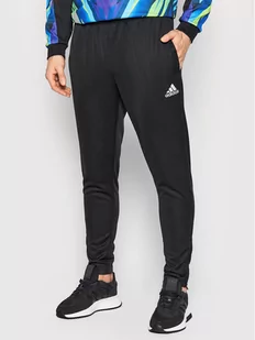 Adidas Spodnie dresowe Entrada 22 Training HC0332 Czarny Regular Fit - Spodnie sportowe męskie - miniaturka - grafika 1