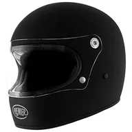 Kaski motocyklowe - PREMIER HELM TROPHY U9 MB, czarny węgiel - miniaturka - grafika 1