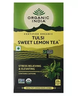 Herbata - Organic India Tulsi słodka cytryna BIO, 25 torebek - miniaturka - grafika 1
