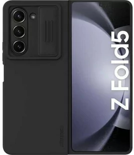 Nillkin Etui z ochroną aparatu CamShield Silky do Galaxy Z Fold 5, czarne - Etui i futerały do telefonów - miniaturka - grafika 1
