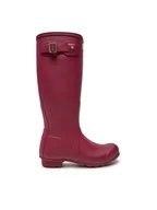 Kalosze damskie - Hunter Kalosze WFT1000RMA Bordowy - miniaturka - grafika 1