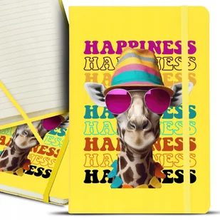Notatnik Notes Planer W Linie A5 ŻÓŁTY ZABAWNE ZWIERZĘTA HAPPINESS Wzory - Notesy i bloczki Notatnik Notes Planer W Linie A5 ŻÓŁTY ZABAWNE ZWIERZĘTA HAPPINESS Wzory - Notesy i bloczki - miniaturka - grafika 1