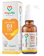 Witaminy i minerały - MyVita Witamina D3 Forte krople, 30 ml - miniaturka - grafika 1