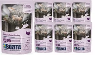 Mokra karma dla kotów - Bozita Kawałki w sosie z indykiem saszetka) 12x85g 42640-uniw - miniaturka - grafika 1