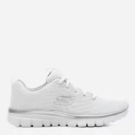 Sneakersy damskie - Buty sportowe damskie Skechers 12615-WSL 38 (8US) 25 cm Białe (191665932802) - miniaturka - grafika 1