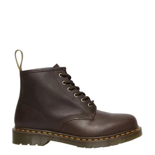 Buty Dr. Martens 101 Dark Brown Crazy Horse 27761201 - Moda i Uroda OUTLET - miniaturka - grafika 1