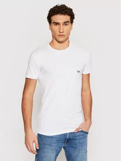 Koszulki męskie - Emporio Armani Underwear T-Shirt 111035 1P725 00010 Biały Regular Fit - grafika 1